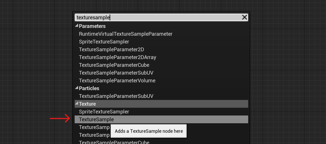 Add Texturesampler